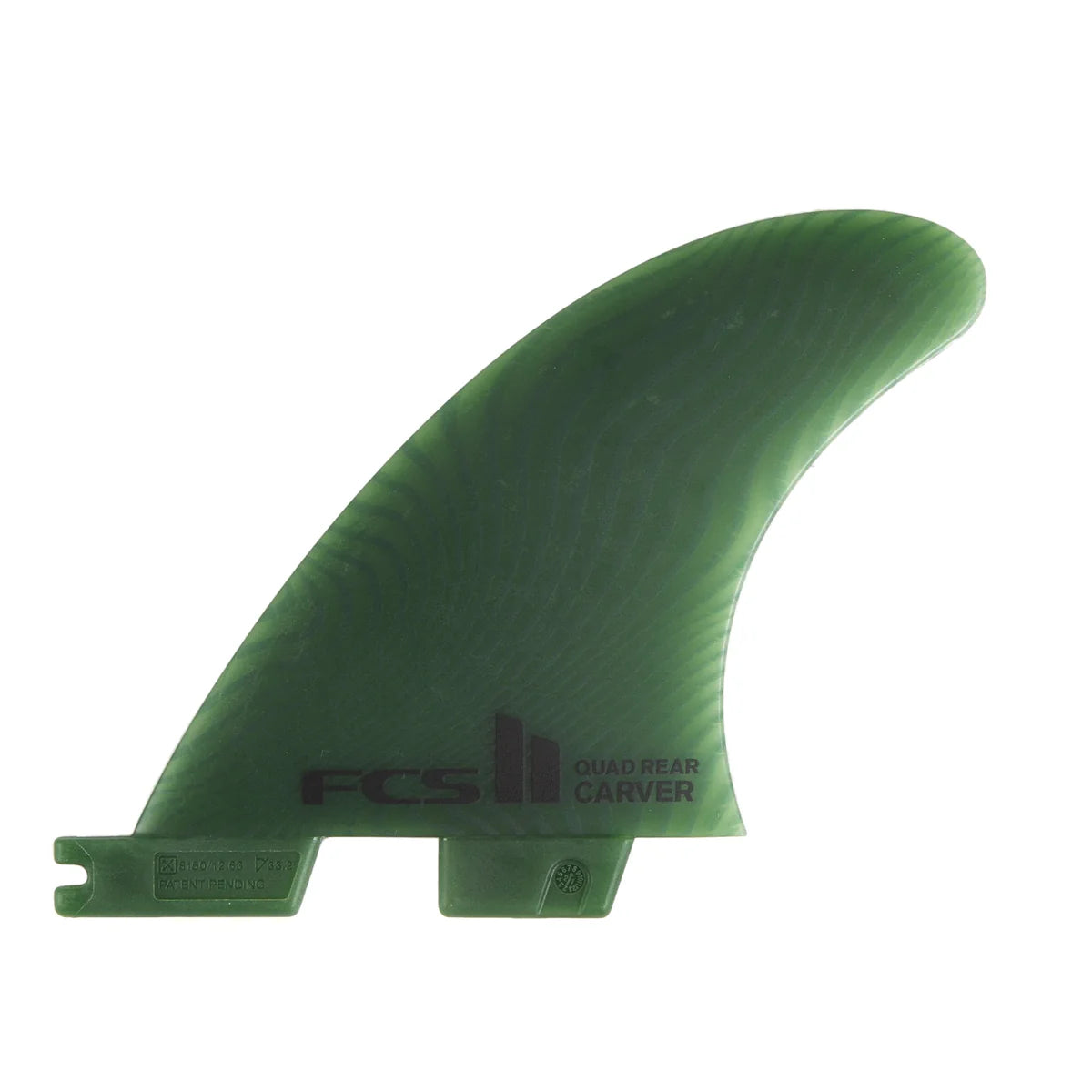 FCSII Carver Neoglass Quad Rear Fins
