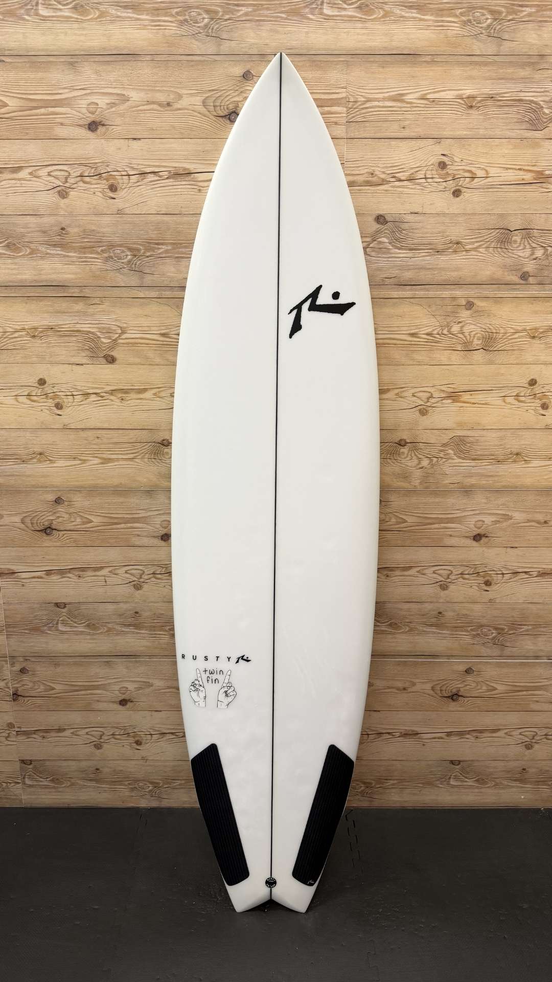 Rusty Twin Fin 6'8"