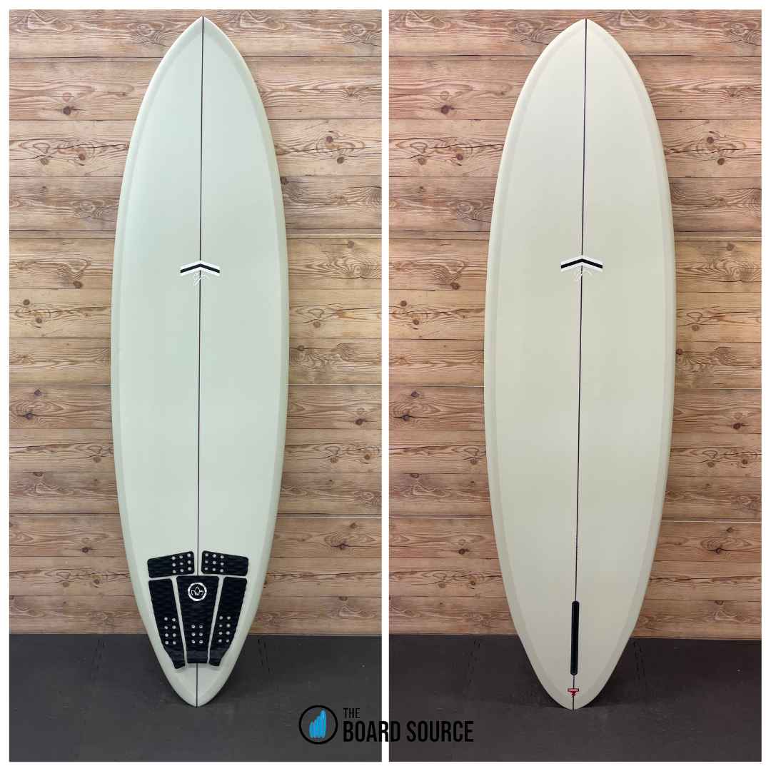 ローカルサーフボード 5'9\" 5プラグ FCS フュージョンタイプ サイド5° 9° センター0° ジェネリック プラグ