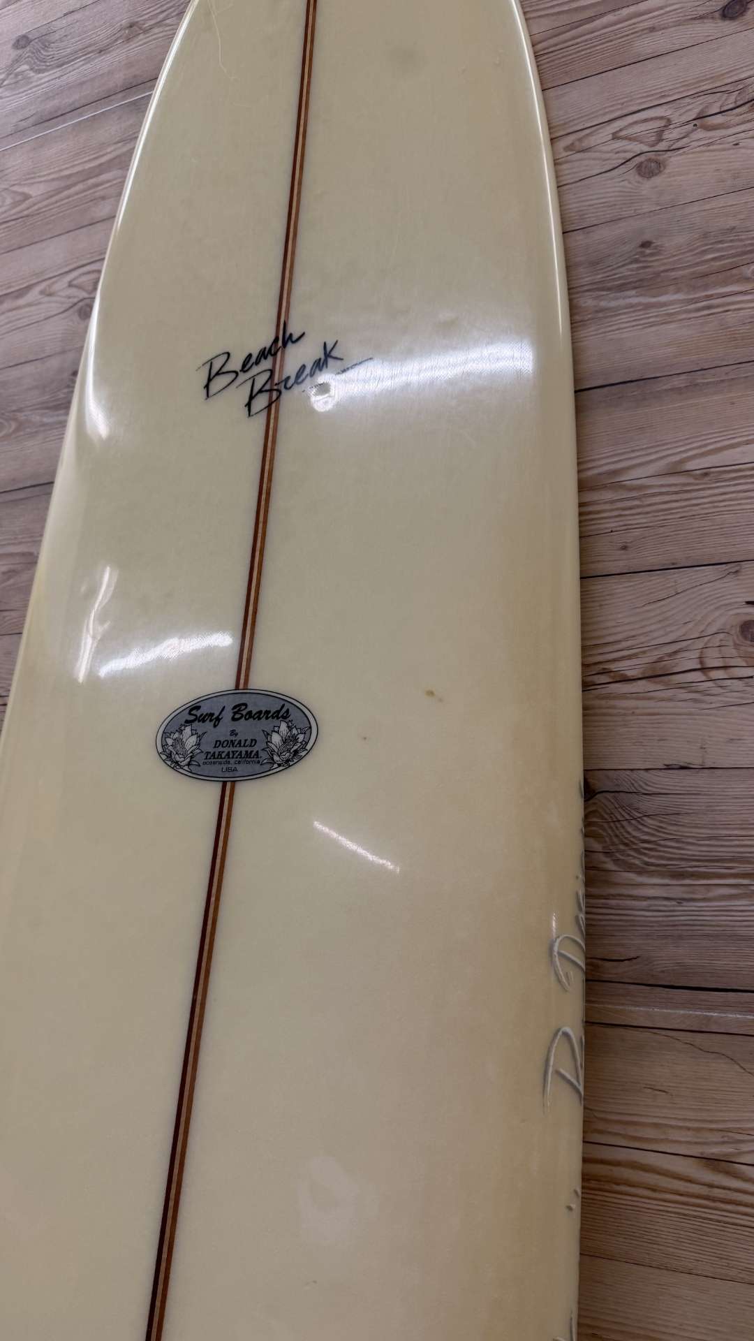 Used Signed Donald Takayama Longboard for Sale | Beach Break 9'0