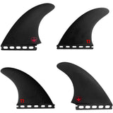 Flying Diamonds Taylor Jensen Futures Compatible Quad Fin Set