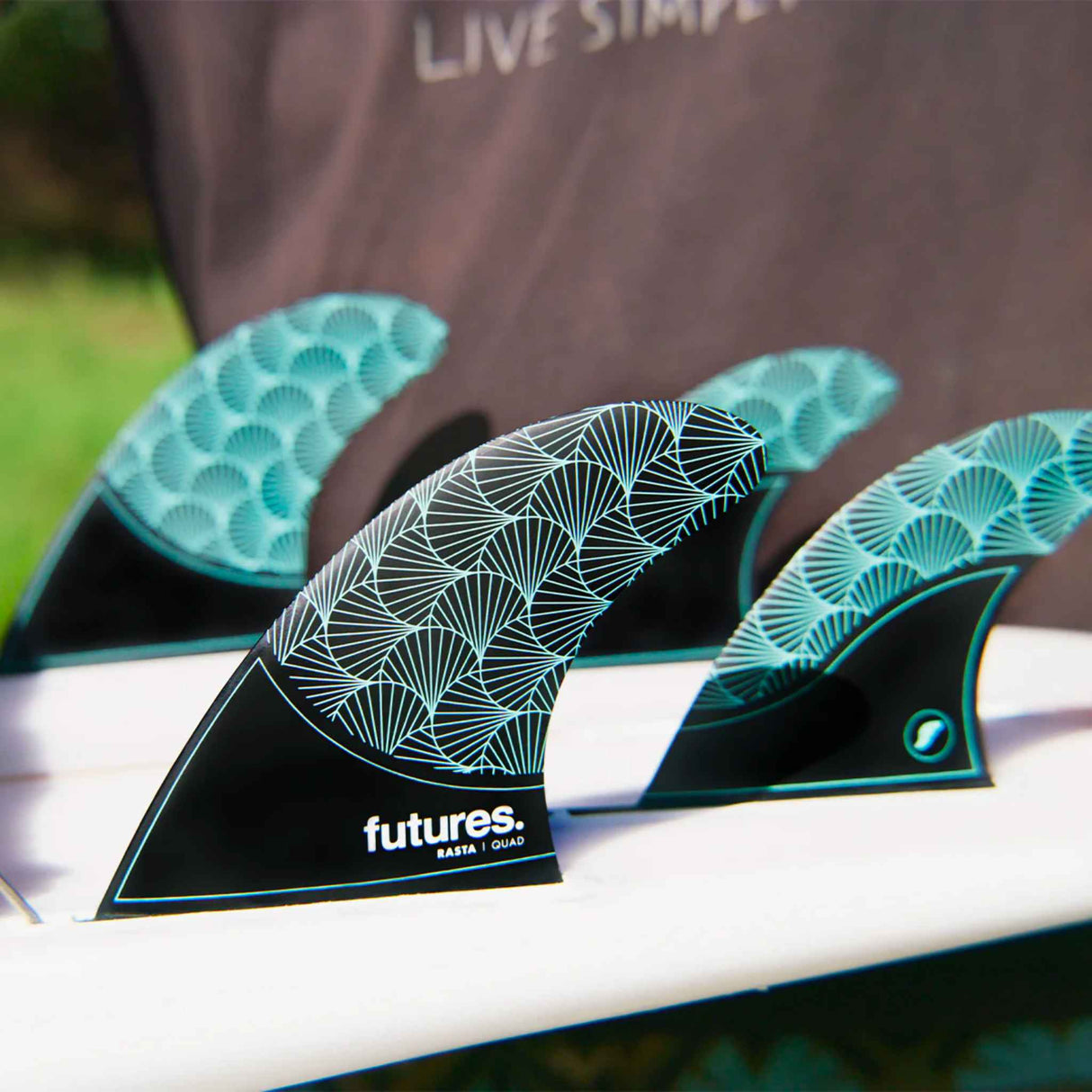 Futures Rasta Quad Surfboard Fins for sale – The Board Source