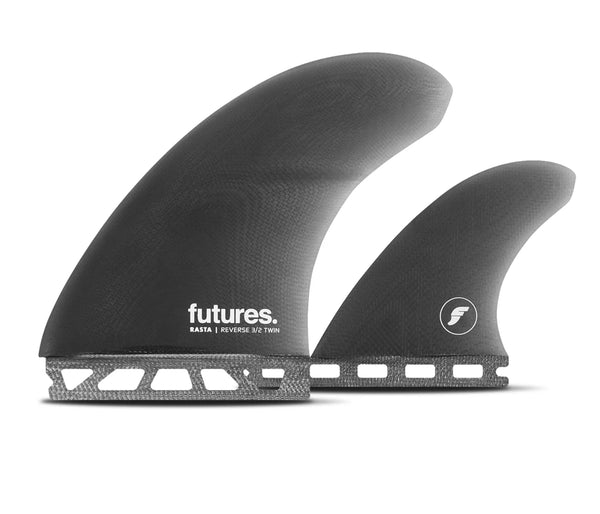 Shop Futures Rasta Reverse 3/2 Twin + 1 Fins - The Board Source