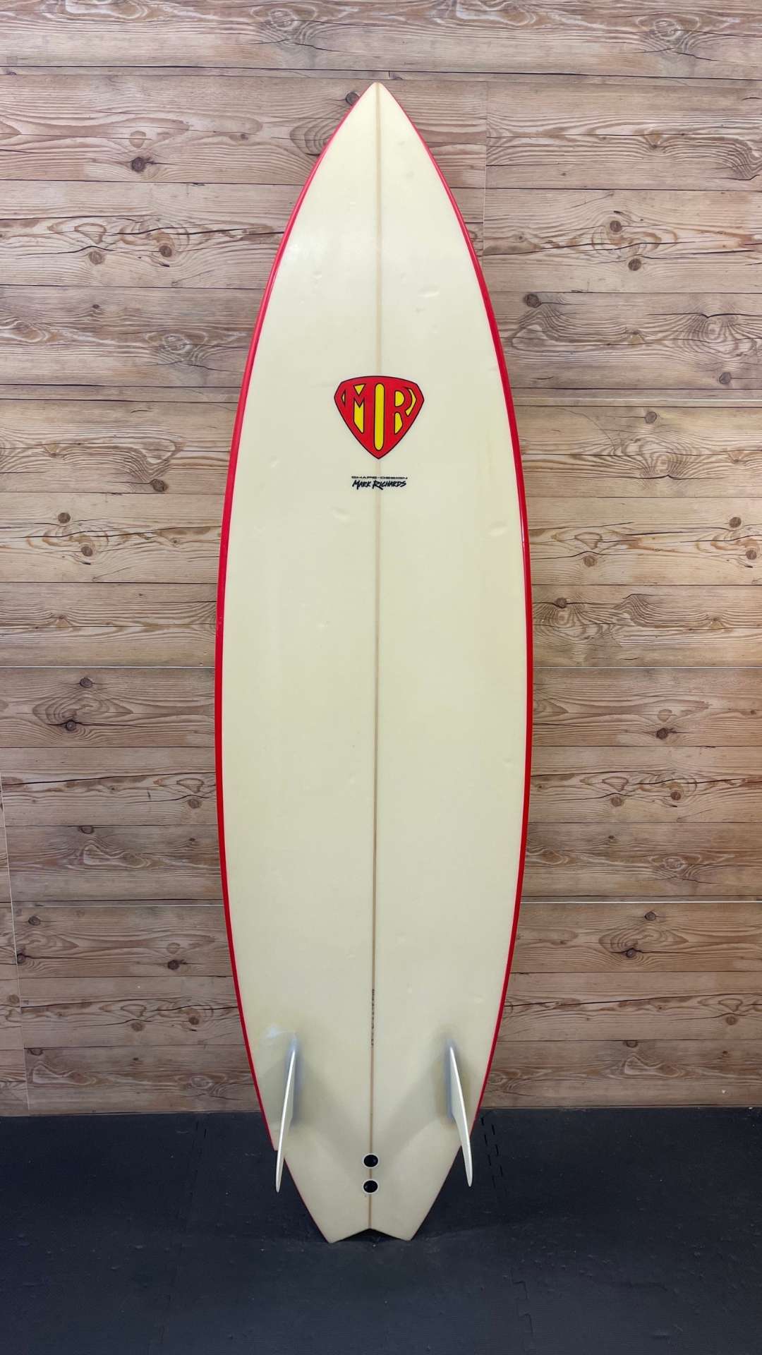 FOR SALE - MARK RICHARDS TWIN FIN SURFBOARD 6'8