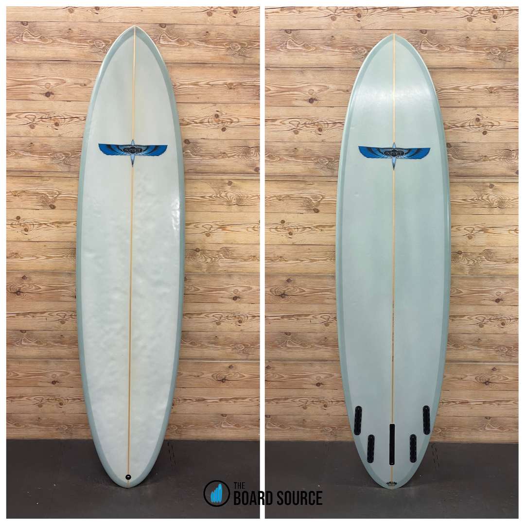 Used Surfboard for Sale: Sunset Surfboards 4+1 Funboard 7'2