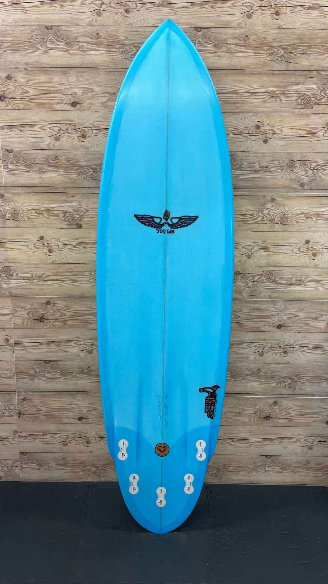 Used Von Sol Surfboards Mid Shadow 7'4