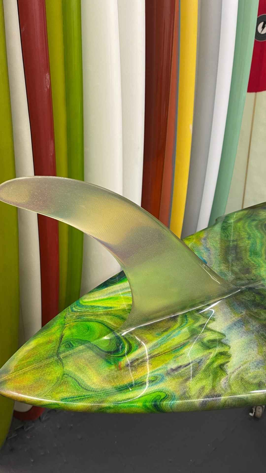 Used Aipa Single Fin Stinger Surfboard at The Board Source