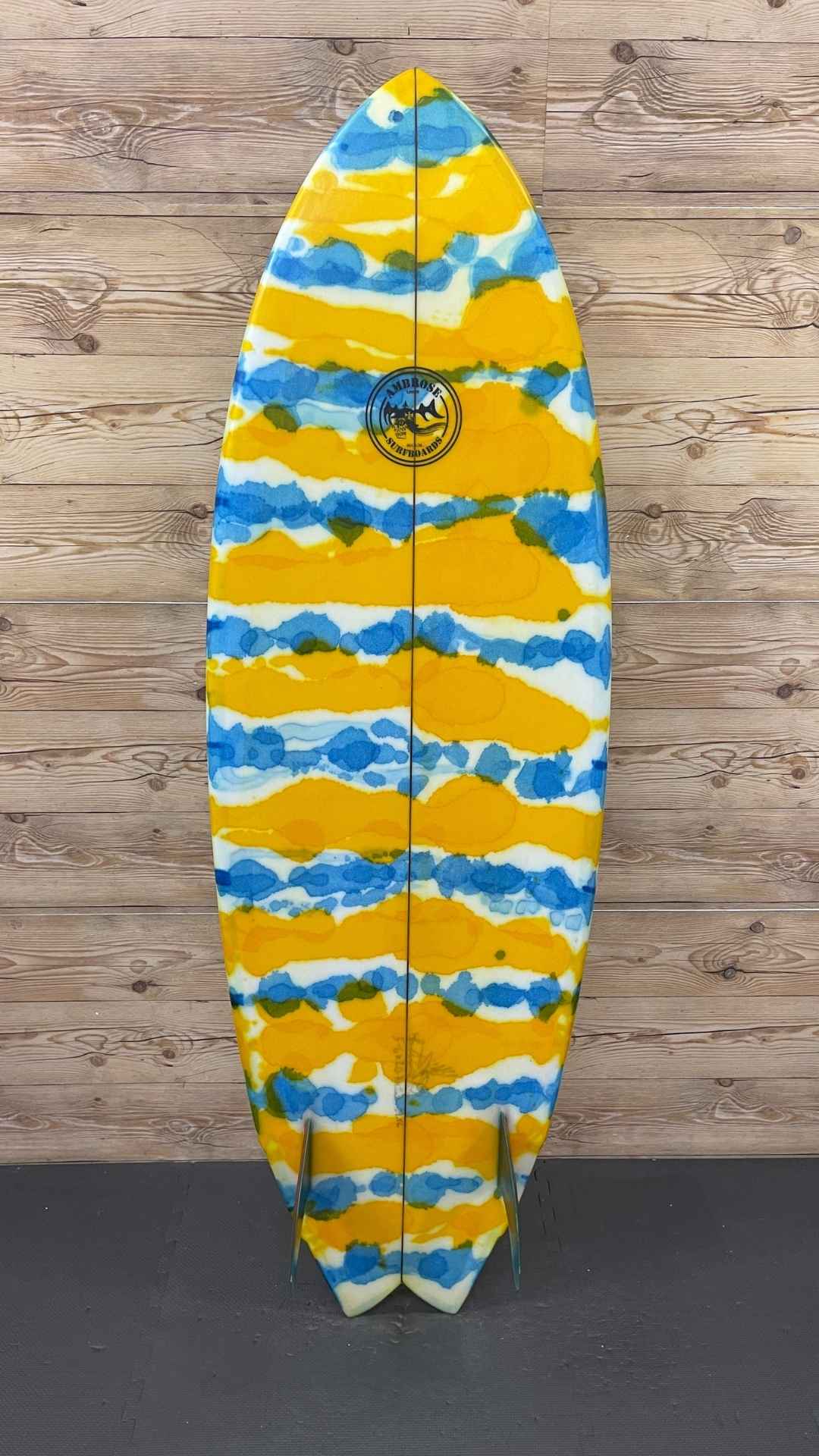 Sean Ambrose Surfboards Epoxy Twin Fish 5'6