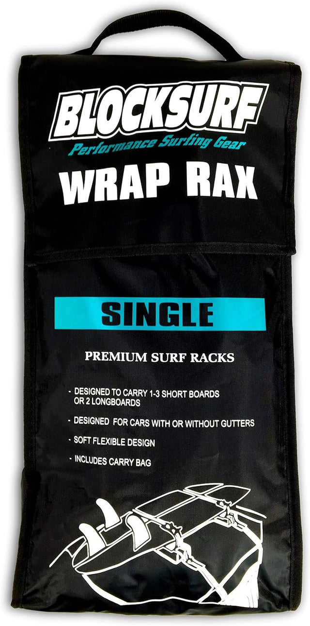 Block Surf Rack Single Block Surf - Wrap Rax Pro Soft Roof Racks – The Board Source