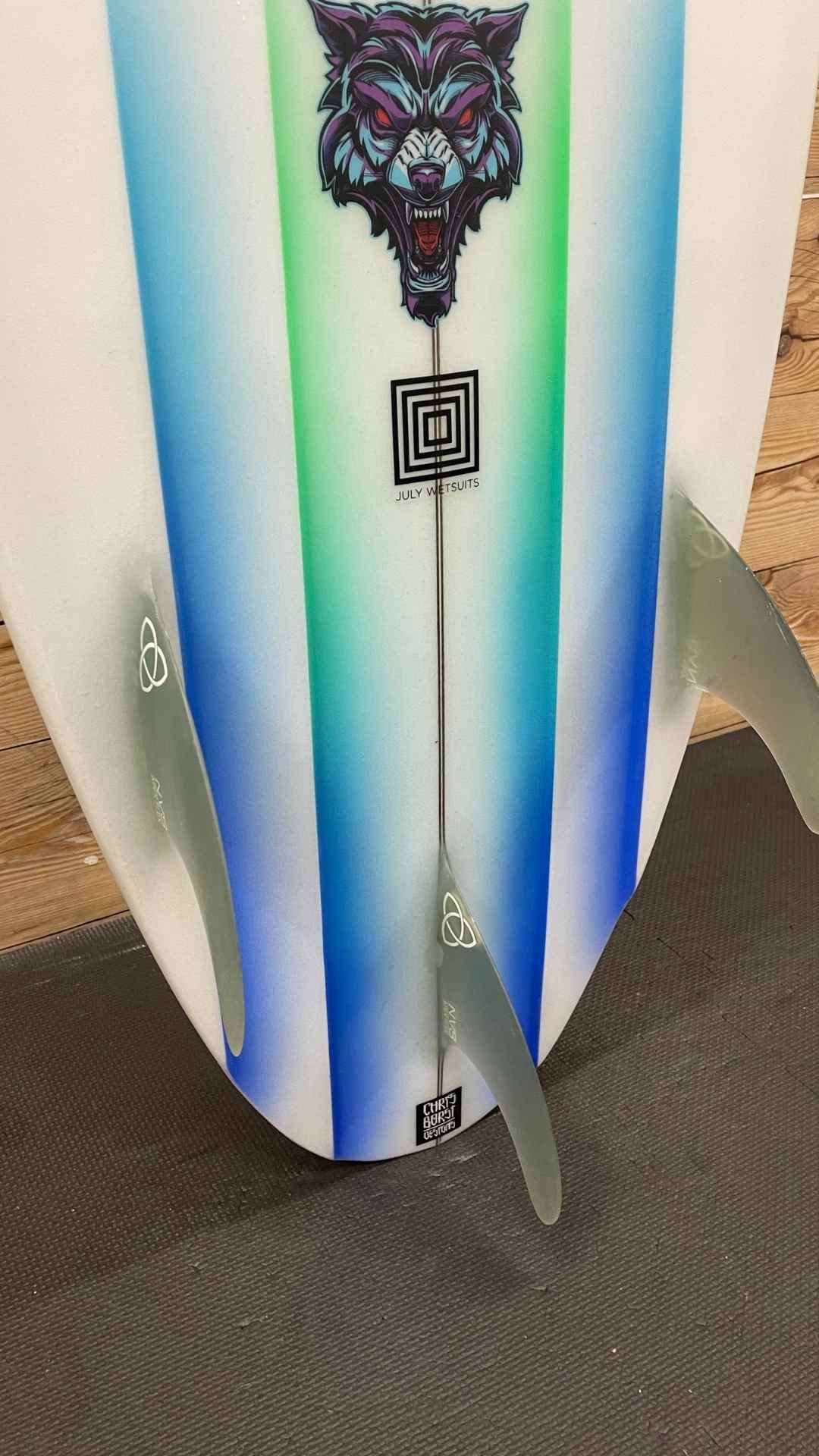 USED SURFBOARDS: Chris Borst, Taylor Knox Channel Thruster 5
