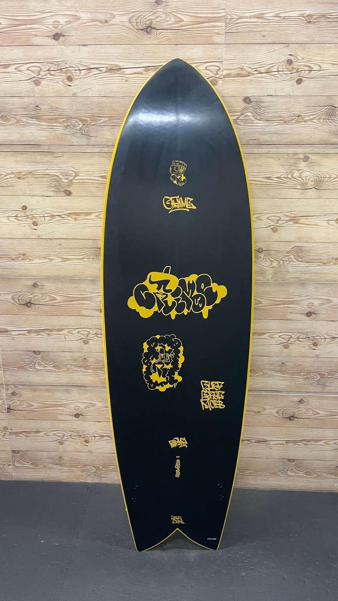 USED Crime Surf Twin Keel Fish 6'0