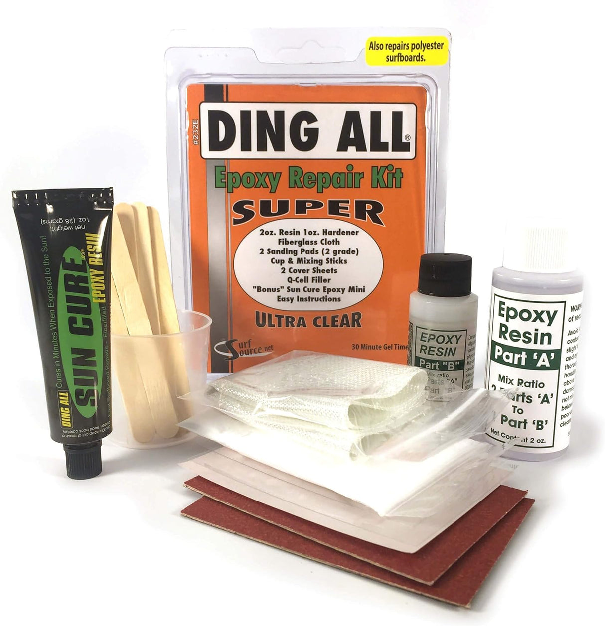 Ding All Super Epoxy Repair Kit