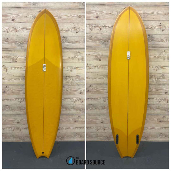 HARBOUR SURFBOARDS 純正付属10\"yellowシングルフィン HARBOUR SURFBOARDS 純正付属10