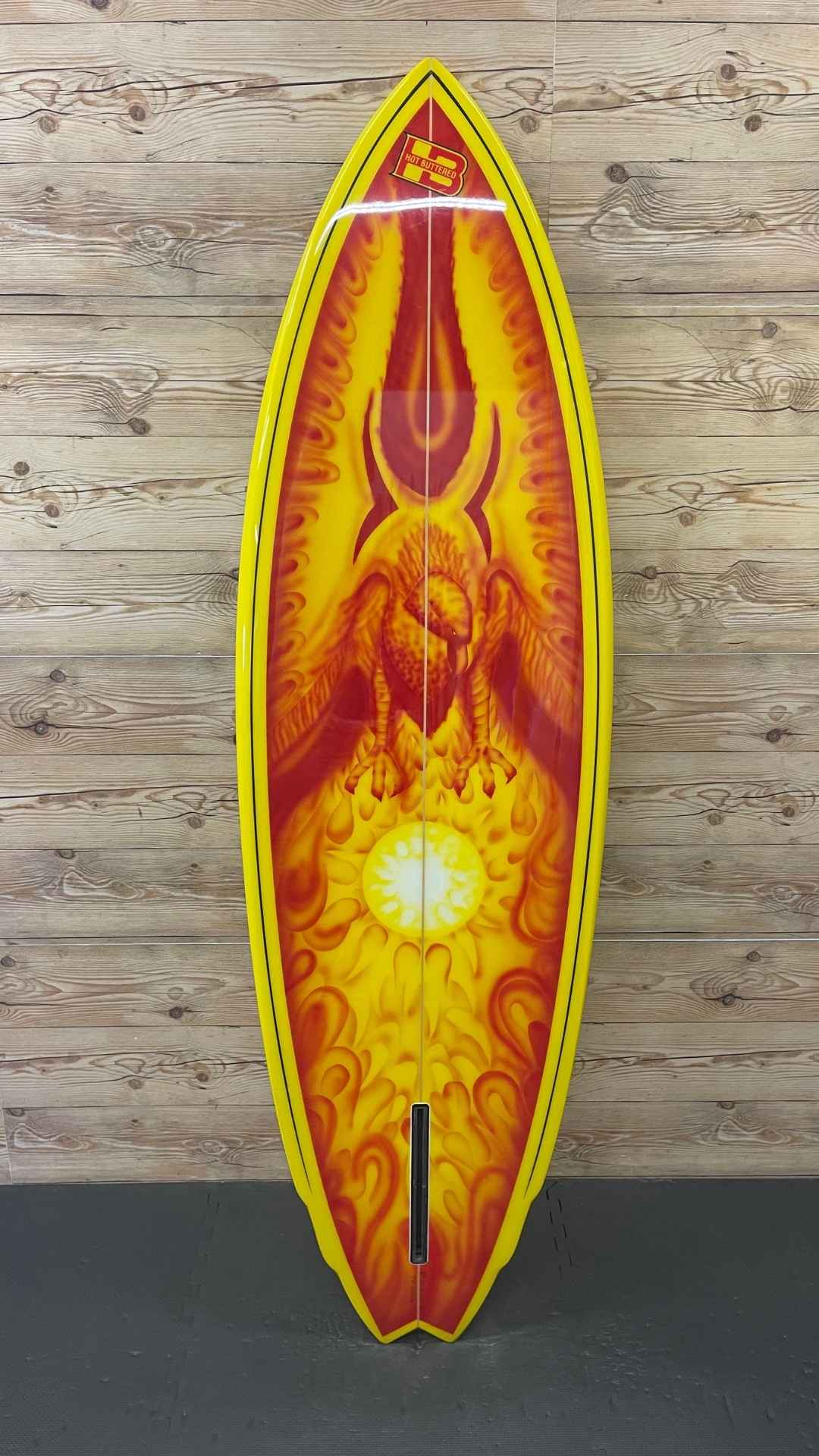 Terry Fitzgerald Hot Buttered 6ft Single Fin For Sale in San Diego