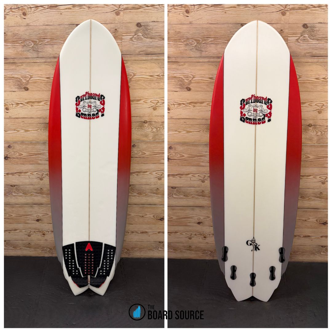 5 Fin Winged Swallow Tail 5'8"