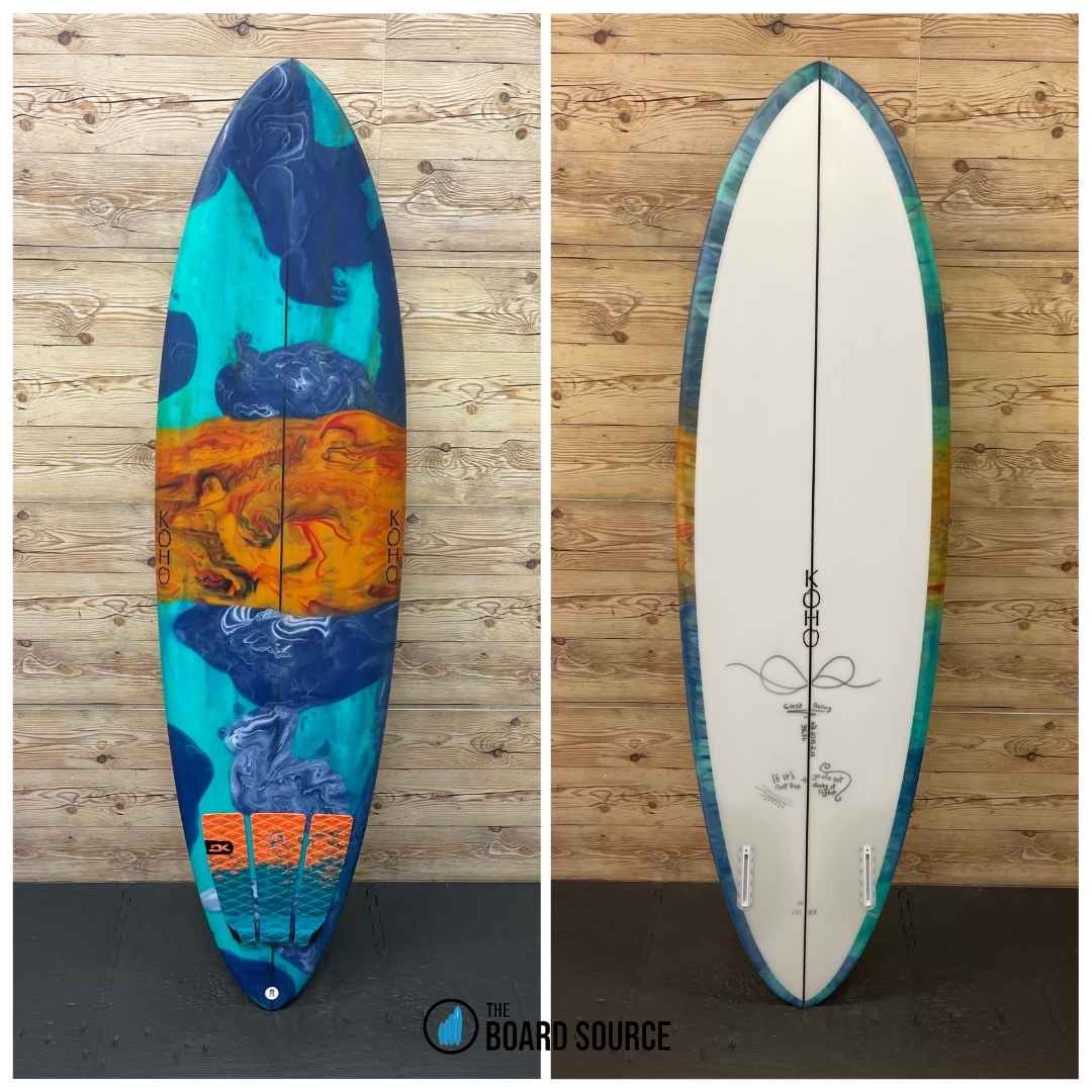 Used surfboards for sale - Koho Surfboards Castaway Twin Pin – The