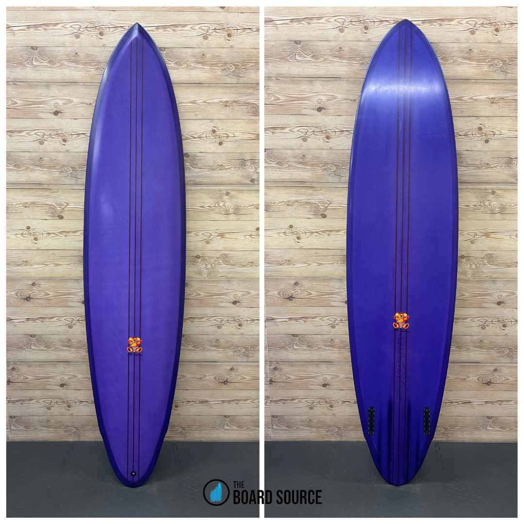 5’1″×21″×2-7/8″ 5FCS AVISO COLE BD3 Aviso 5'2 BD3 Surfboard With Rail Channels By Cole Simler