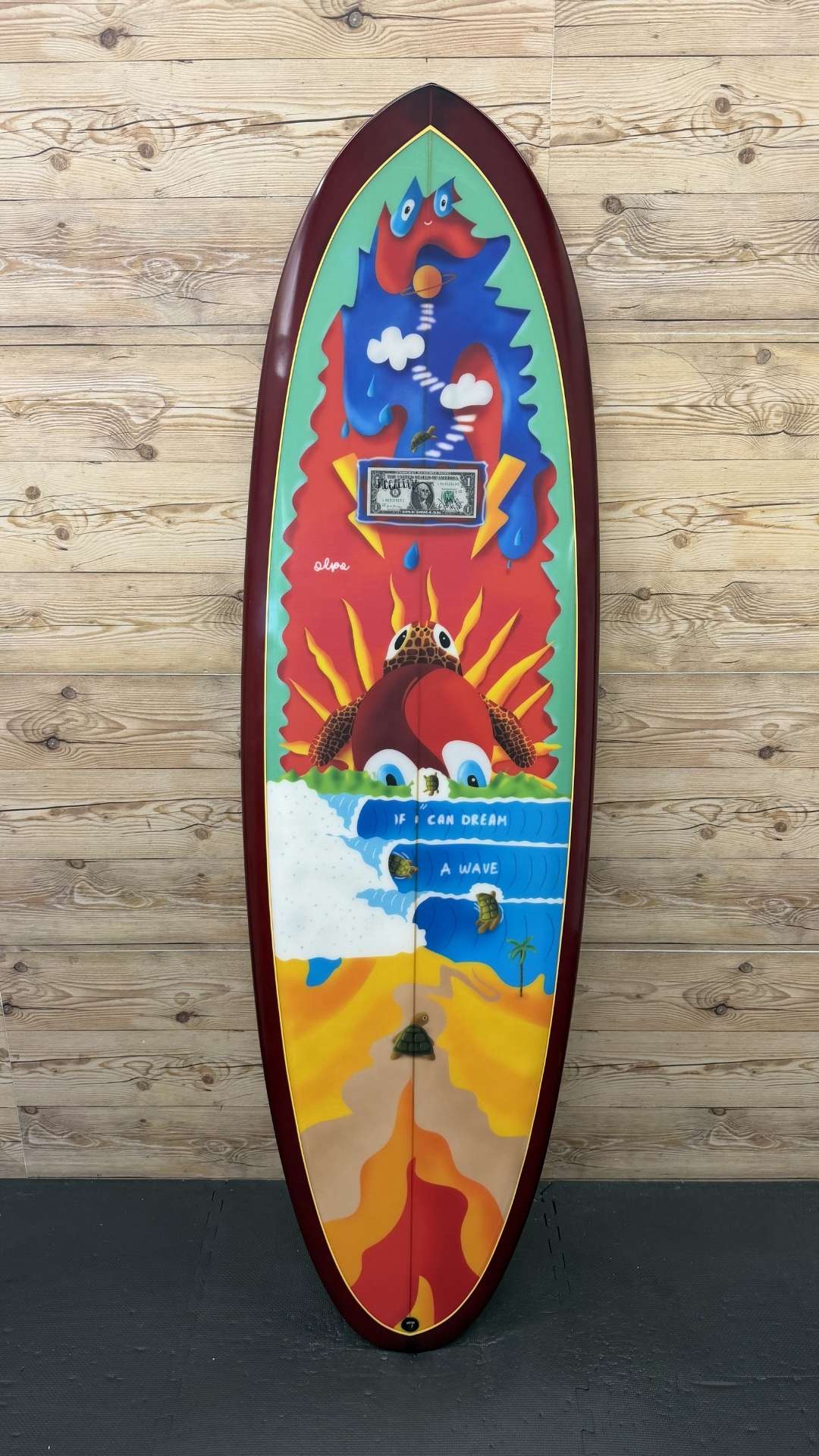 Jeff McCallum Quad 6ft Surfboard For Sale at The Board Source