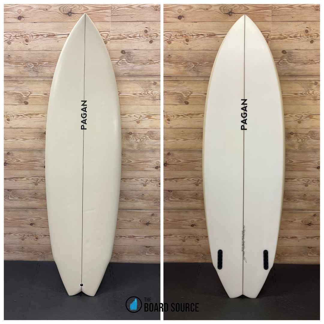 FOR SALE | Used Pagan Twin Fin Surfboard 6'3