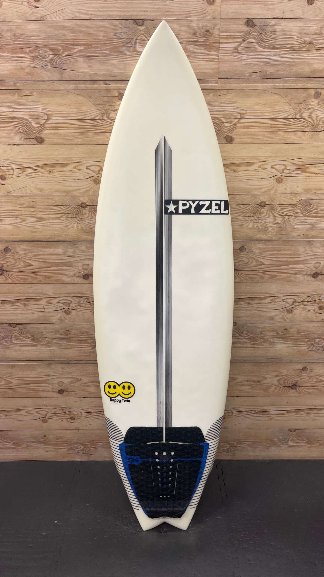 USED Pyzel Happy Twin Surfboard 5'7