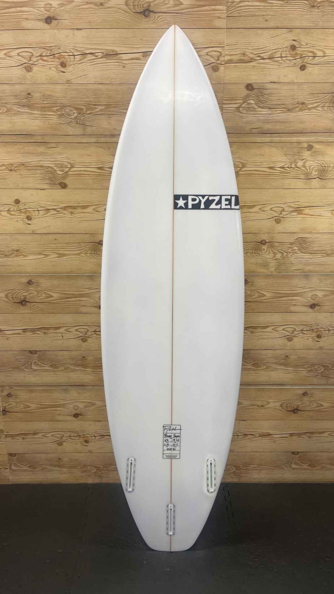 USED Pyzel Power Tiger Surfboard 6'3