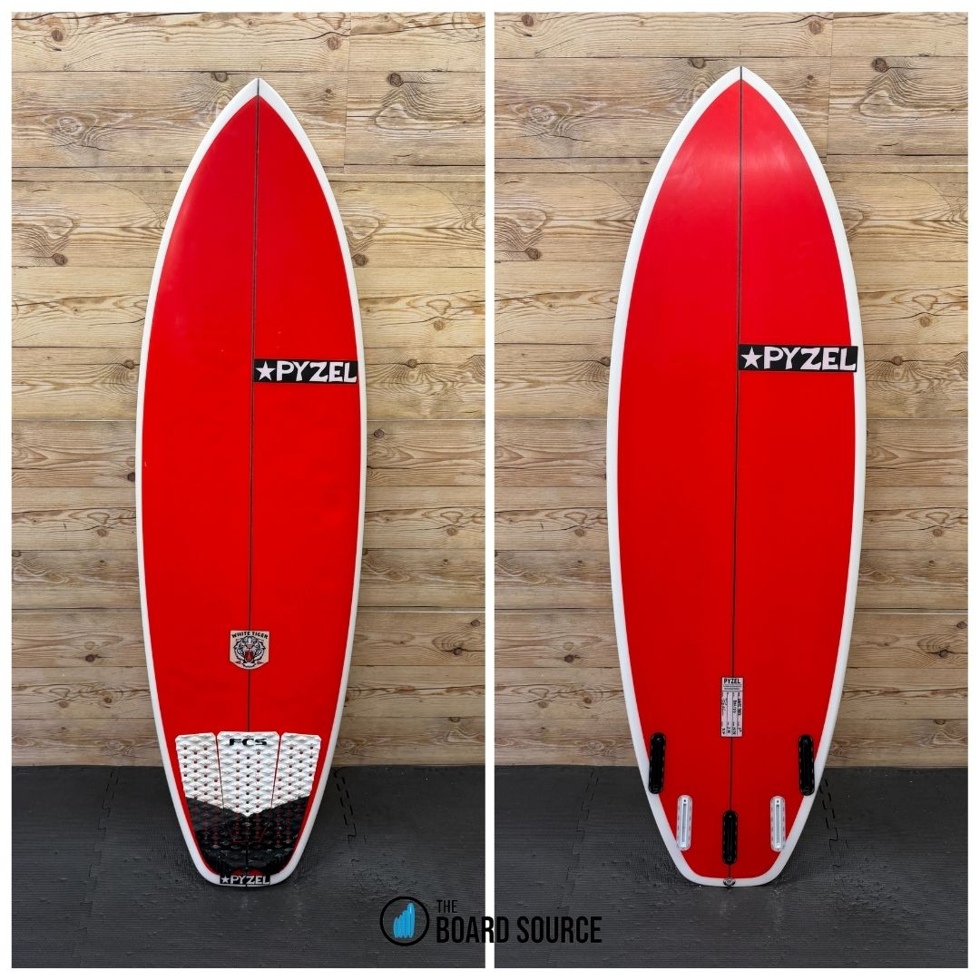 USED Pyzel White Tiger Surfboard 5'7
