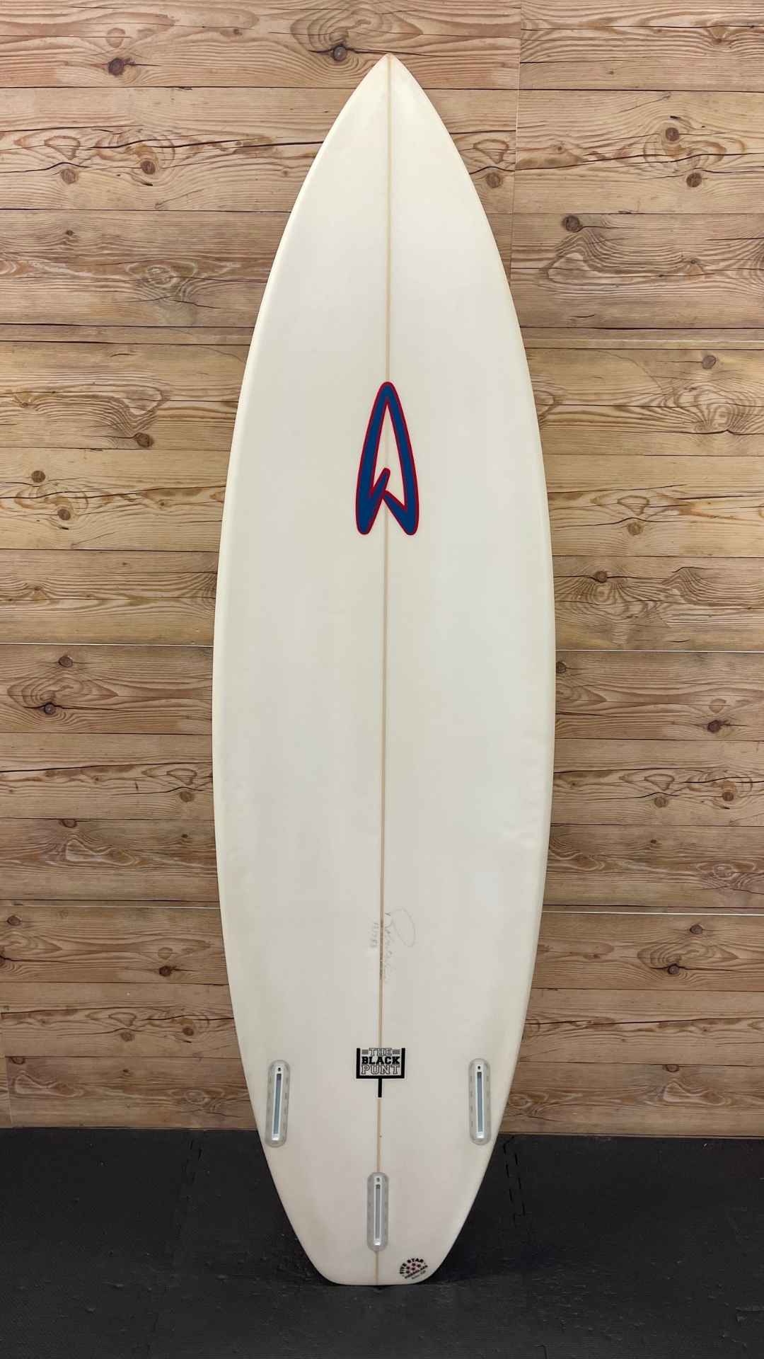 サーフィン・ボディボード ROBERTS SURFBOARD5.8 BLACK PUNT Roberts 