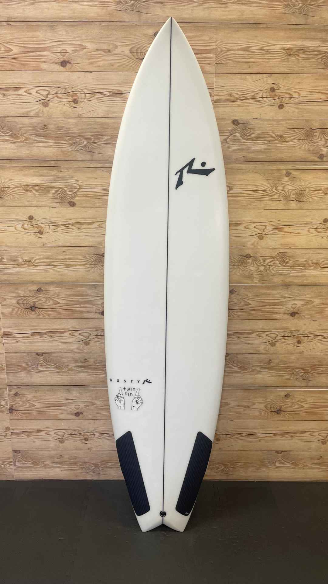 Rusty Twin Fin 6'8"