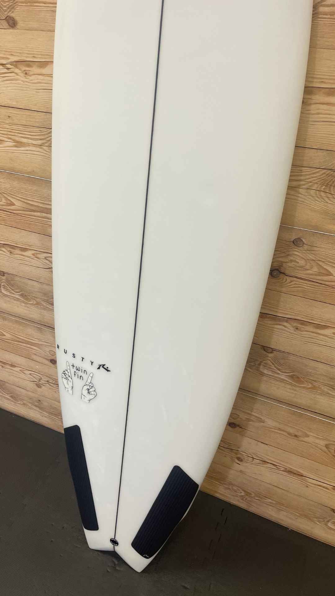 Rusty Twin Fin 6'8"