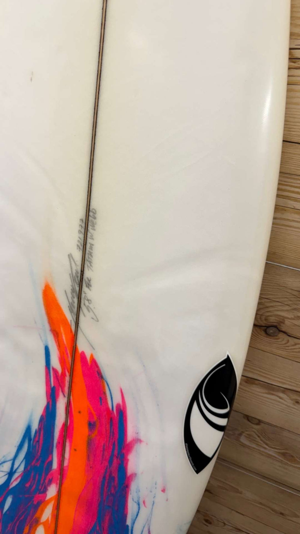 Sharp Eye 77 Rocker Profile Used Sharpeye Surfboards #77 for sale in Carlsbad. – The Board Source