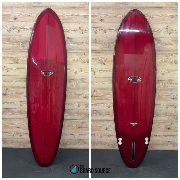 Donald Takayama 8-1/4インチ サーフボードフィン レッド Used Donald Takayama Howard Special Mini Surfboard For Sale – The