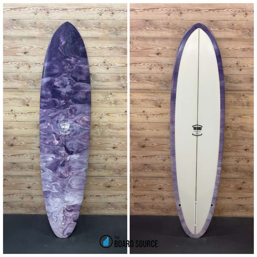 サーフィン・ボディボード 7.2 Surfboard mid length The Guild 7'2