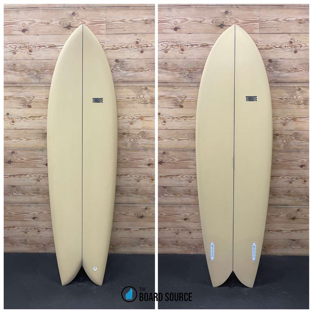 Tribute Surfboards - Classic Twin Fish 6'4