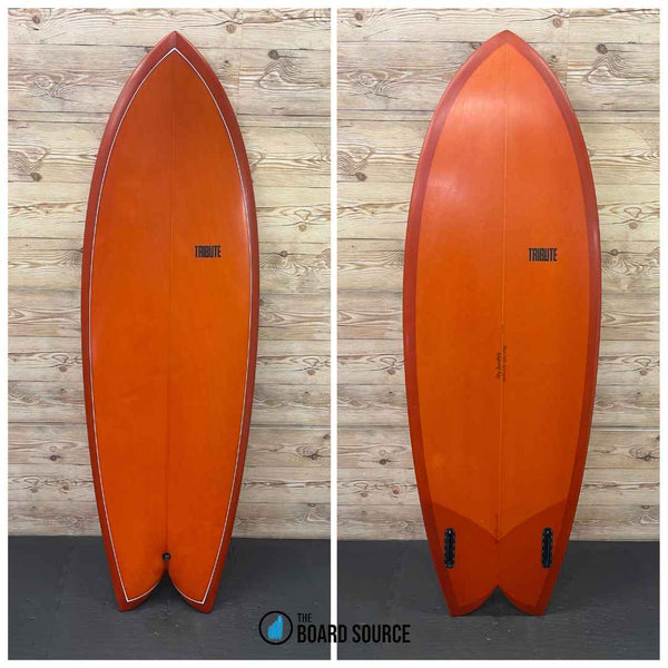 Tribute Surfboards - Classic Twin Fish 5'8 Tribute Surfboards - Classic Twin Fish 5'8