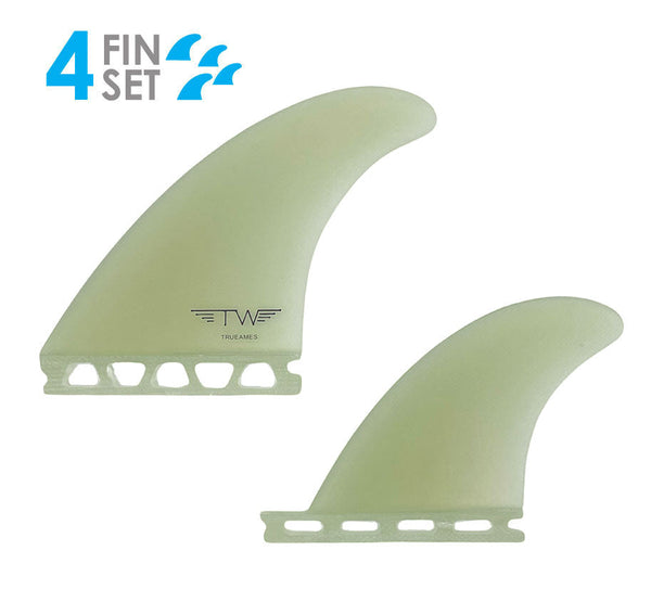 Tyler Warren Quad Futures Compatible Surf Fins by True Ames