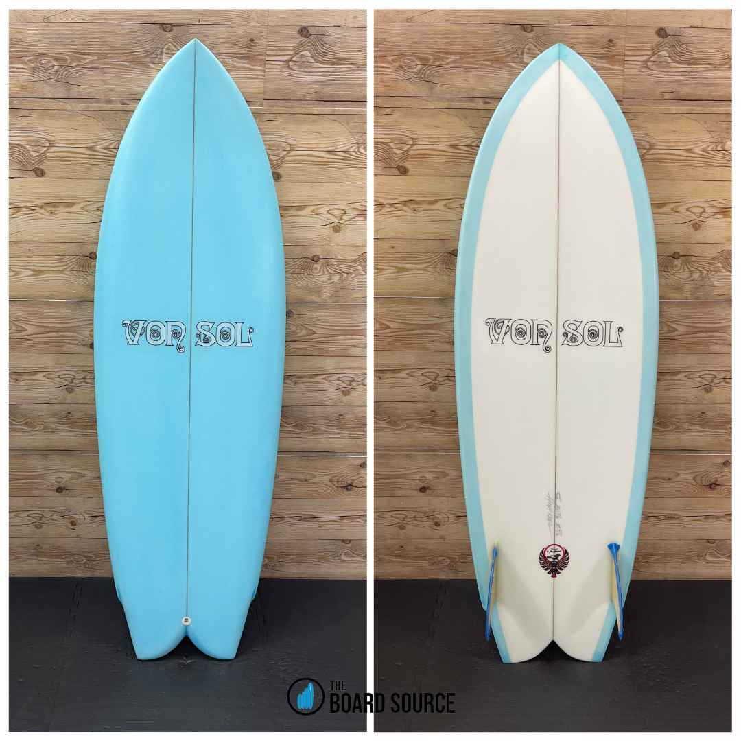 NEW Von Sol High Keel Epoxy Fish 5'6