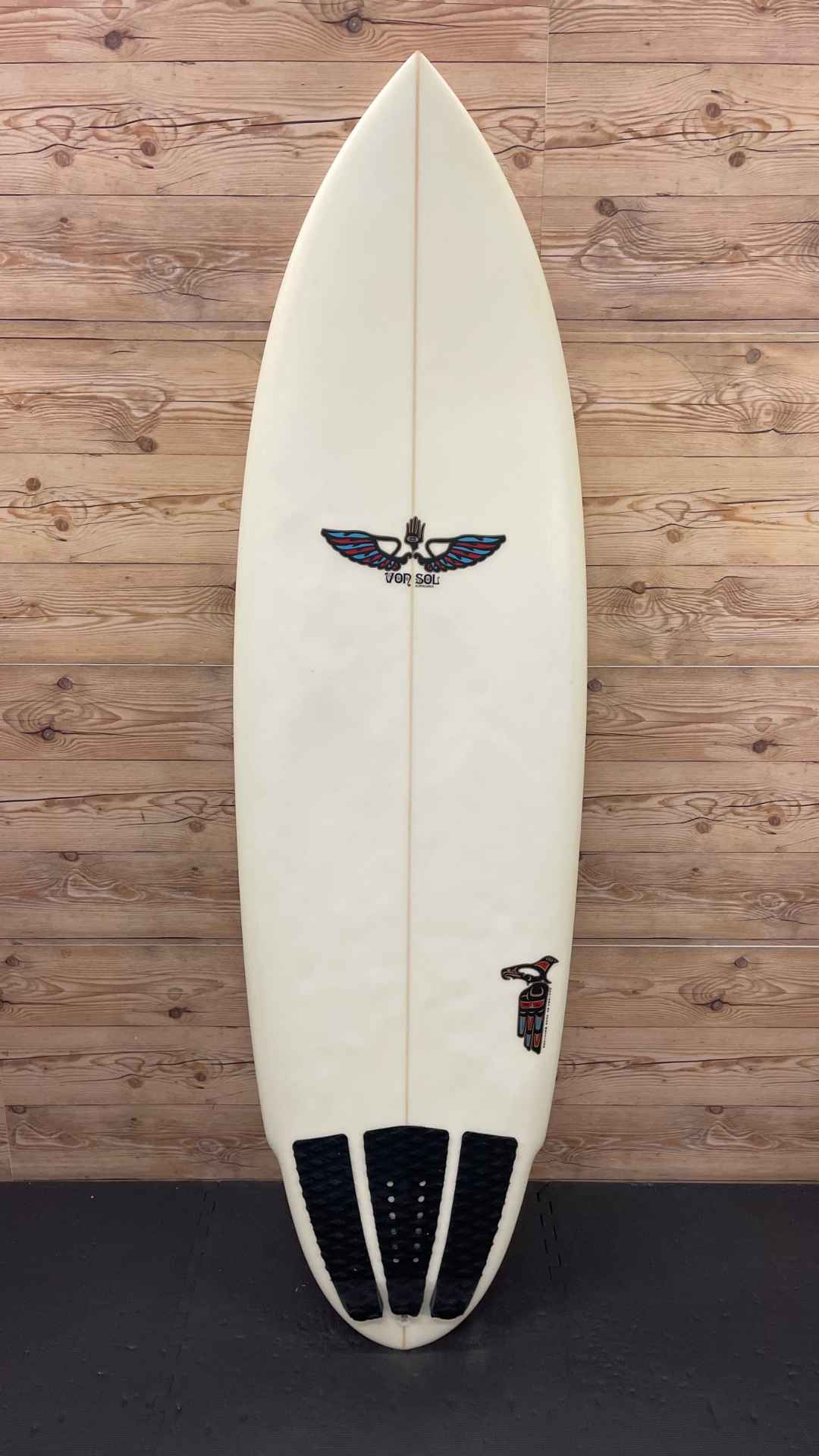Used Epoxy Von Sol Surfboards Shadow 6'2