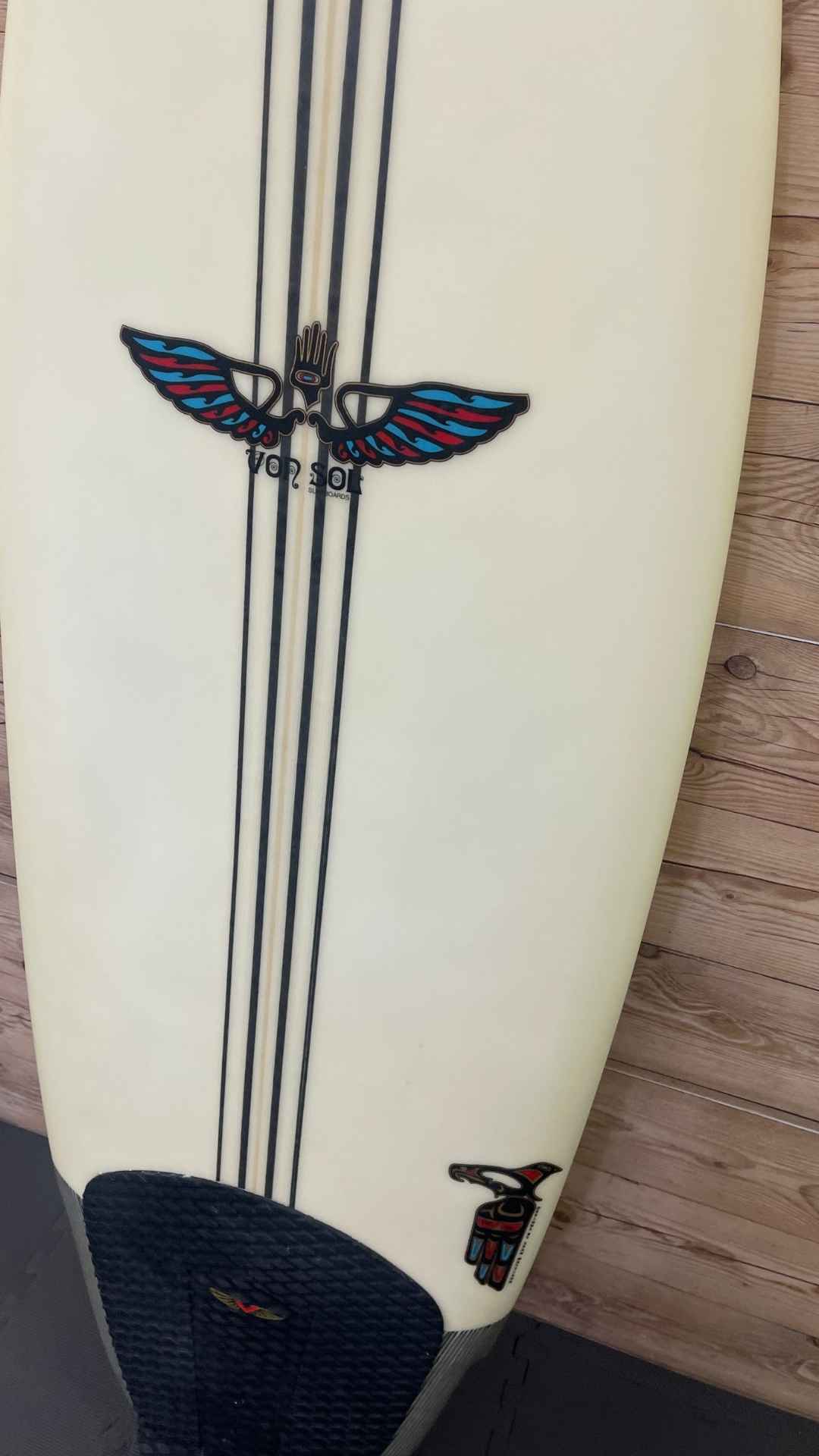 Used Von Sol Viper Surfboard 6'2