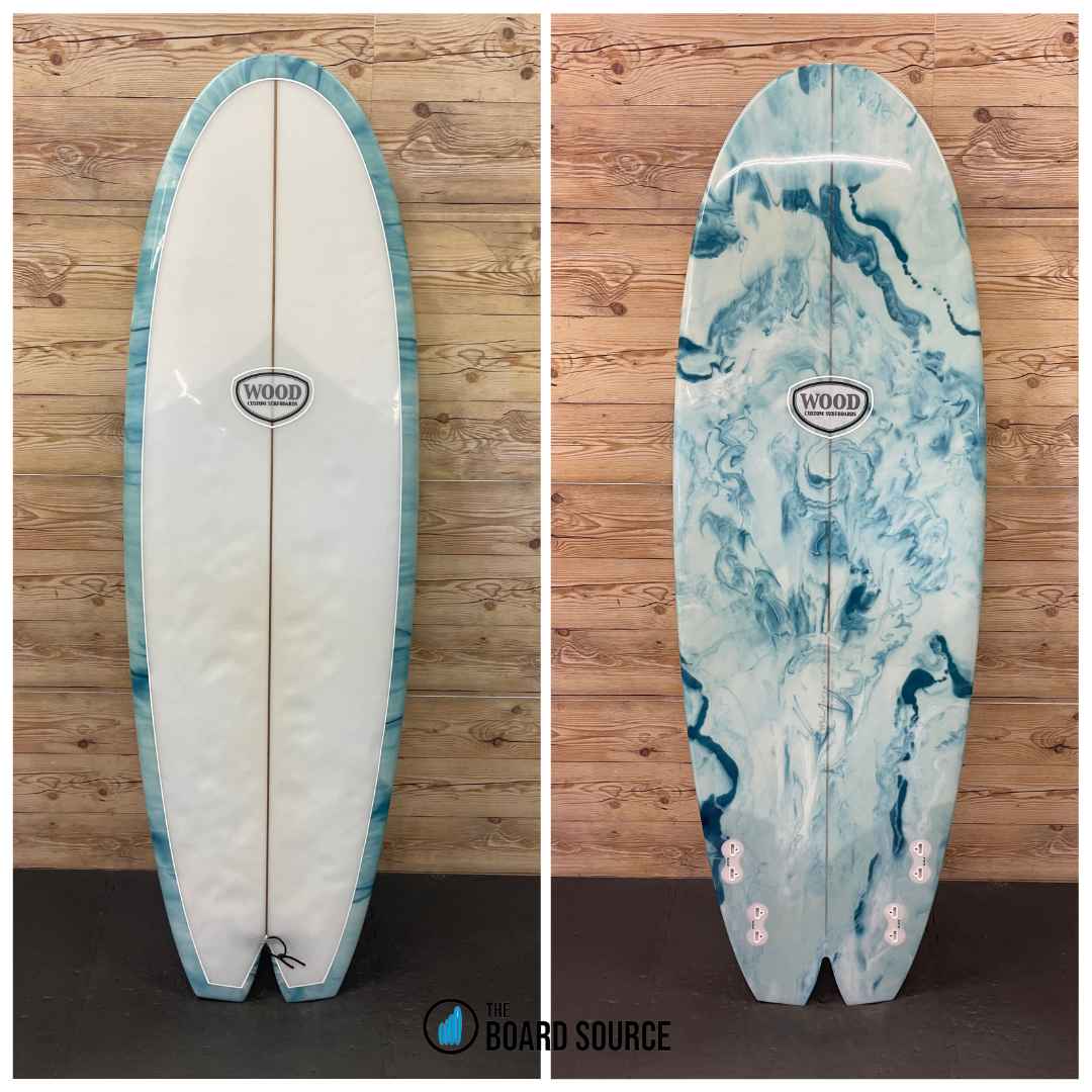 Micah Wood Surfboards Quad Fish for Sale At The Board Source