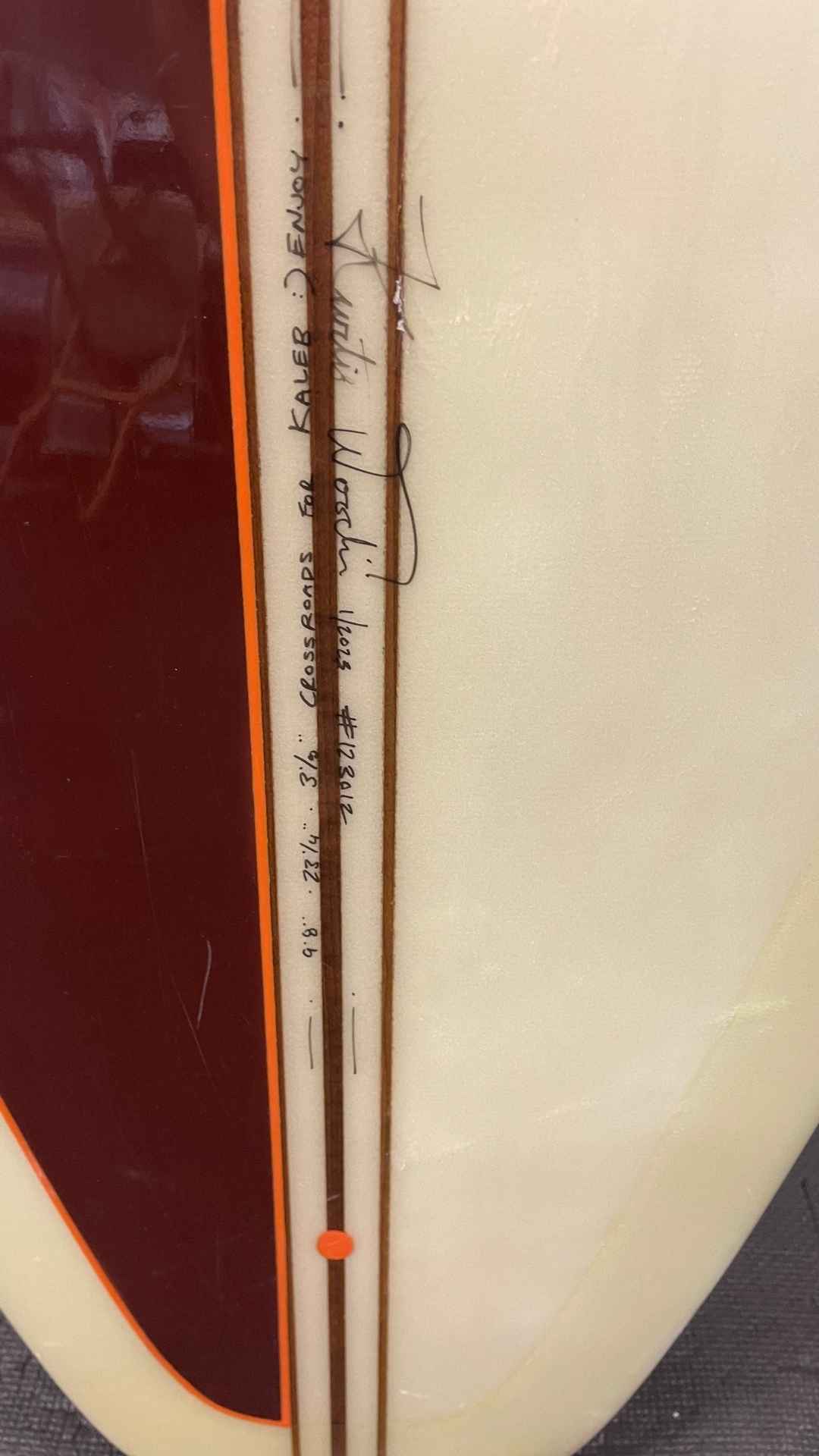 Woodin Surfboards 9'8