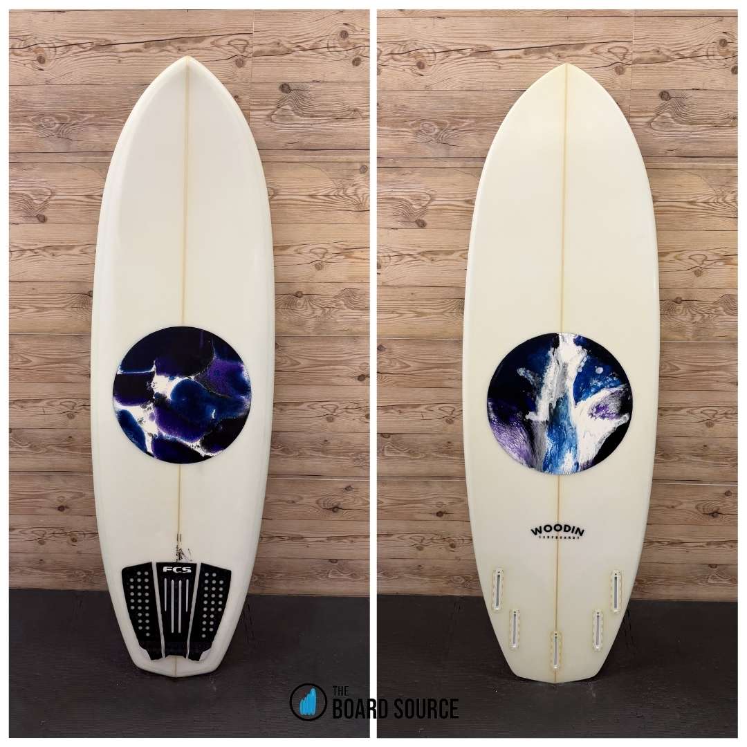 Woodin Surfboards 5 Fin 5'10