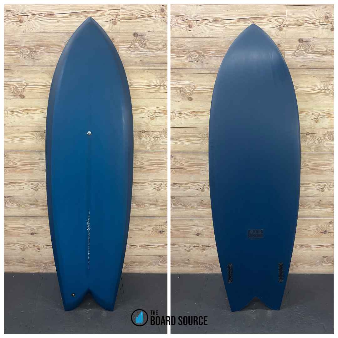 BAUF スターシンボルフード ストライプ ウィッシュコア Woodin Surfboards Ziggy Star Fish 5'10